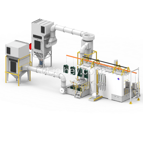 Cabine de revestimento de recuperação automática de comutação DRB